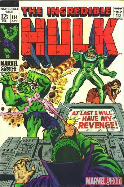 INCREDIBLE HULK #114 cover