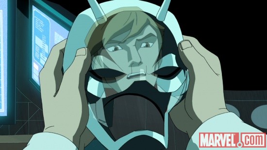 Screenshot of Ant-Man from The Avengers: Earth's Mightiest Heroes!