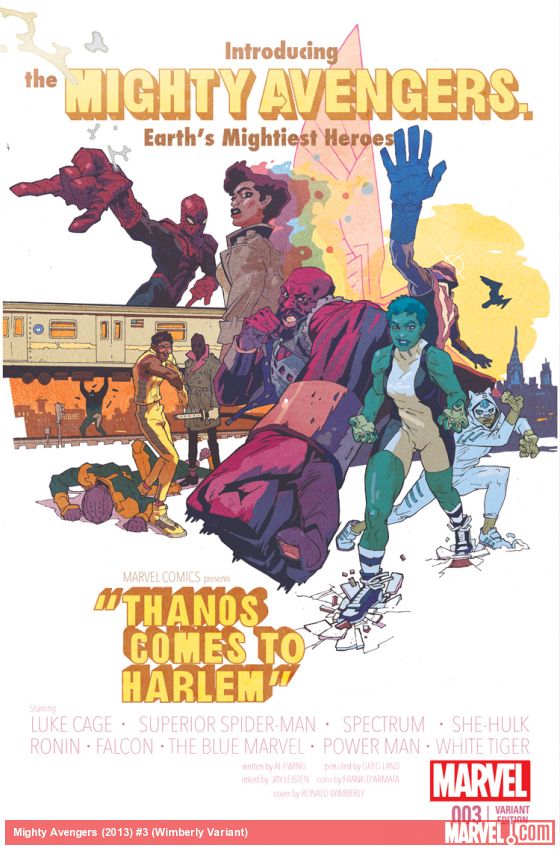 Mighty Avengers (2013) #3 (Wimberly Variant)