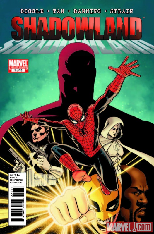SHADOWLAND #1 cover by John Cassaday