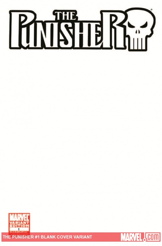 The Punisher (2011) #1 (Blank Cover Variant)