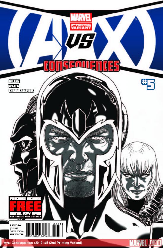 AVX: CONSEQUENCES 5 2ND PRINTING VARIANT (WITH DIGITAL CODE)