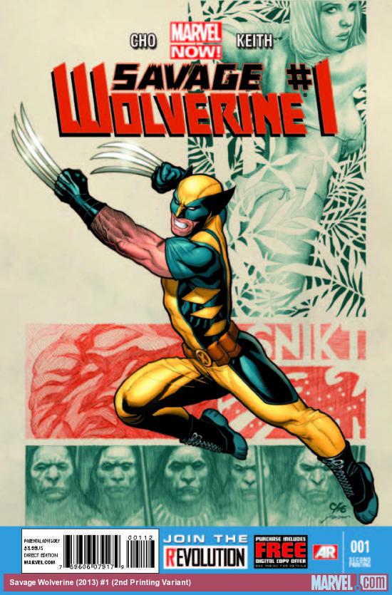 SAVAGE WOLVERINE 1 2ND PRINTING VARIANT (NOW, WITH DIGITAL CODE)