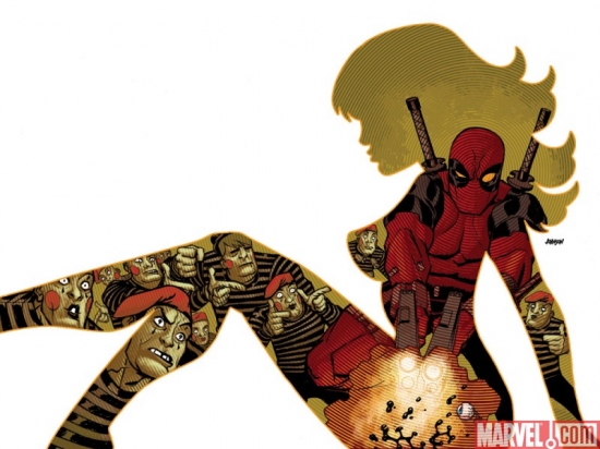 DEADPOOL #900 cover by Dave Johnson