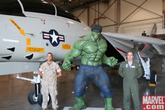 In front of F-14 Tomcat