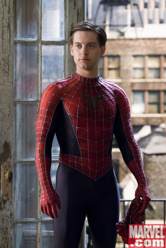 Spider-man in his apartment