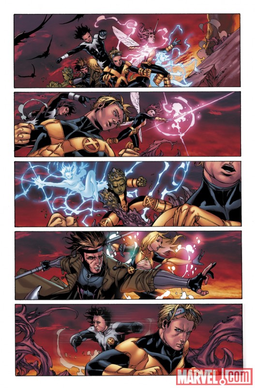 Image Featuring Cannonball, Dazzler, Gambit, Northstar, X-Men, Pixie