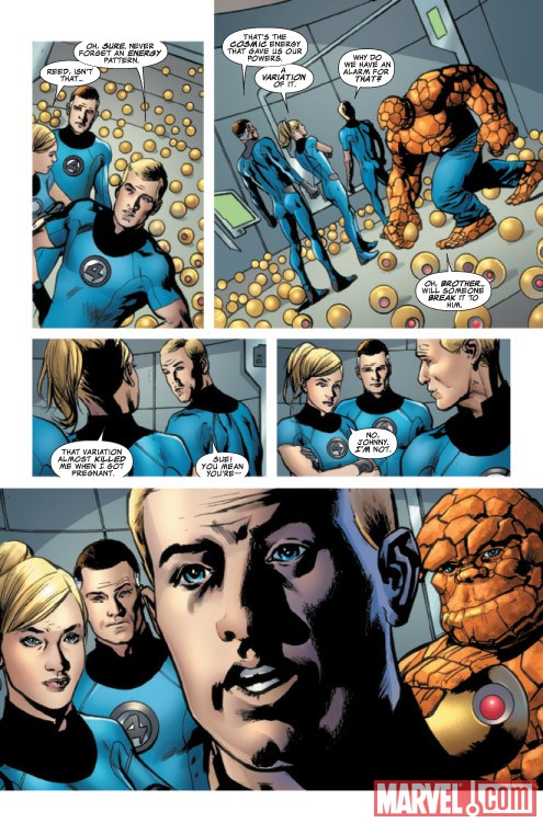 FANTASTIC FOUR ANNUAL #32 preview art by Bryan Hitch