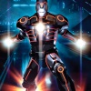 Invincible Iron Man #33 Tron Variant iPhone Wallpaper