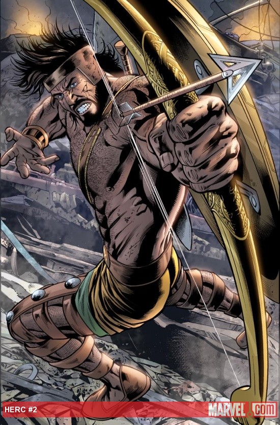 Herc #2 preview art by Neil Edwards