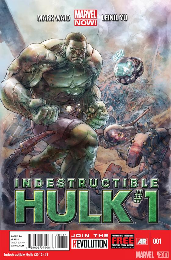 Indestructible Hulk #1 cover by Leinil Yu