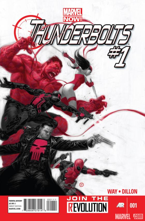 Thunderbolts (2012) #1 cover by Julian Totino Tedesco
