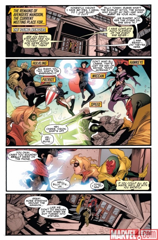 MIGHTY AVENGERS #24 preview page