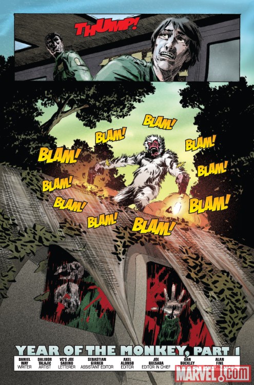 HIT-MONKEY #1 preview art by Dalibor Talajic