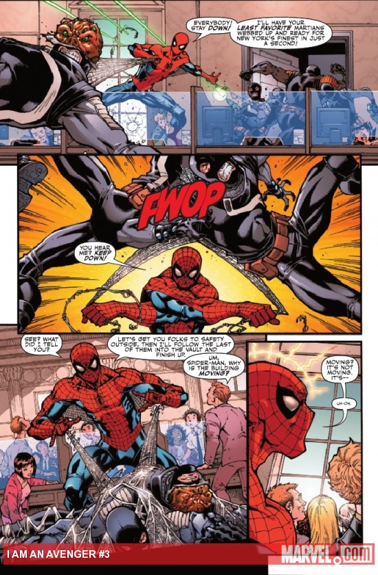 I AM AN AVENGER #3 preview page by Todd Nauck