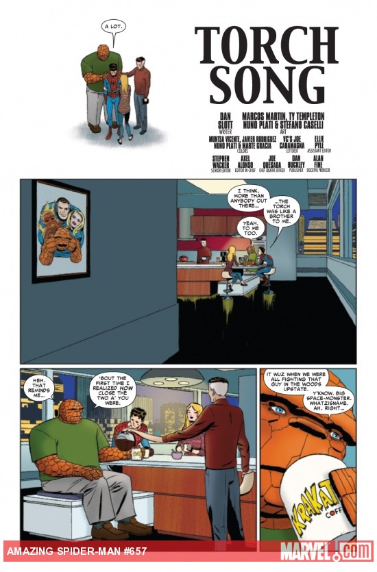 Amazing Spider-Man #657 preview art by Marcos Martin & Humberto Ramos