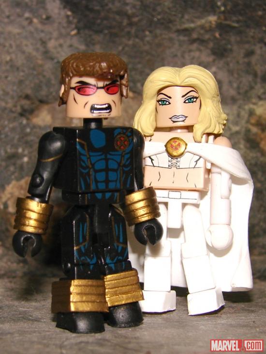 Diamond Select Toys Cyclops and Emma Frost Figures