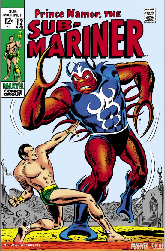 Sub-Mariner (1968) #12 Cover