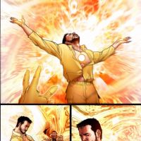 INVINCIBLE IRON MAN #23 art by Salvador Larroca