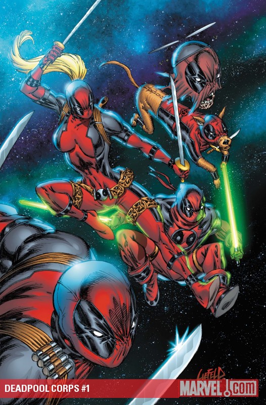 Deadpool Corps #1 cover by Rob Liefeld