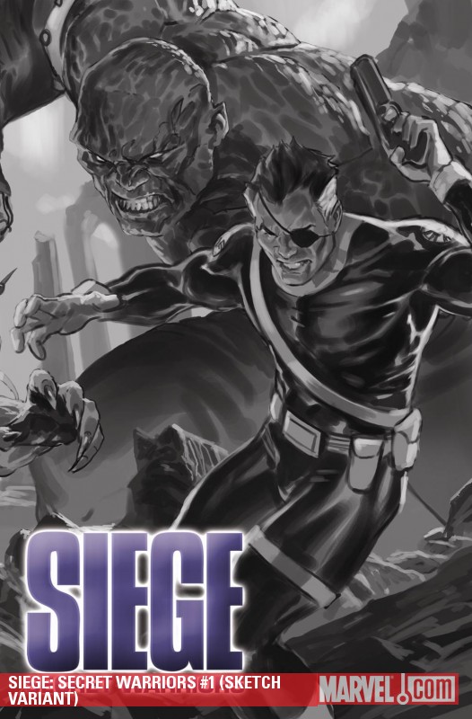 Siege: Secret Warriors (2010) #1 (SKETCH VARIANT)