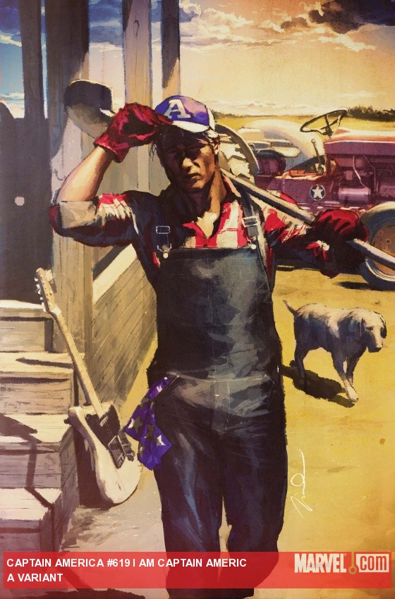 Captain America (2004) #619 (I Am Captain America Variant)