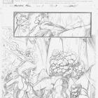 Fantastic Four (2012) #1 pencils by Mark Bagley