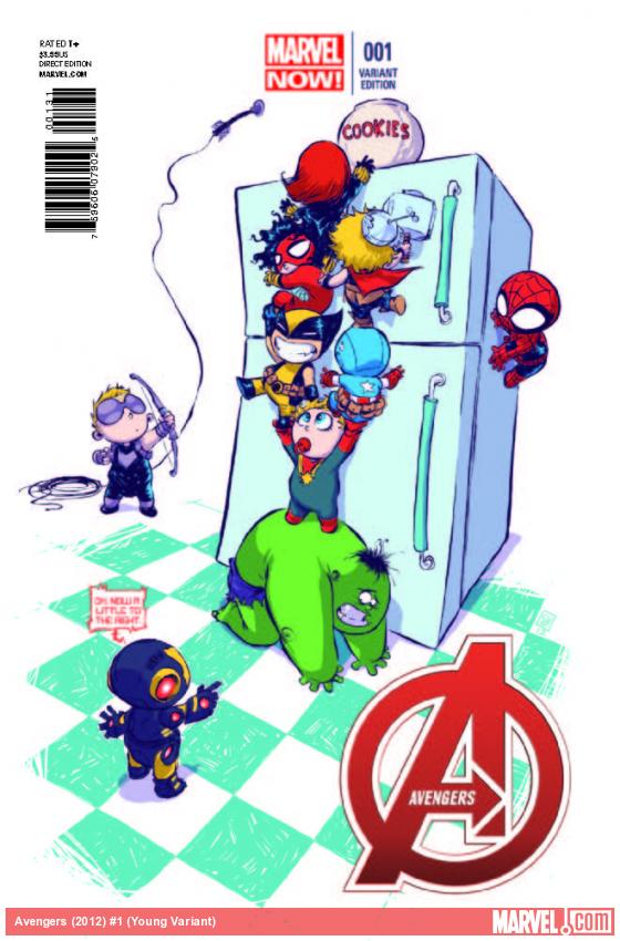 AVENGERS 1 YOUNG VARIANT (NOW, WITH DIGITAL CODE)