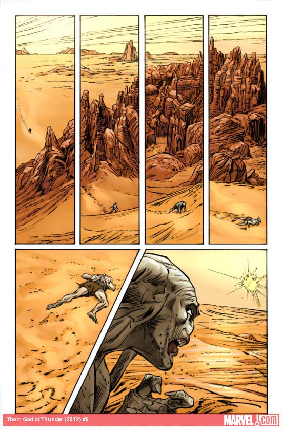 Thor: God of Thunder #6 preview art by Butch Guice