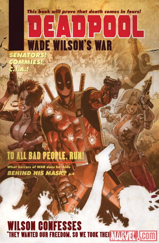 DEADPOOL: WADE WILSON'S WAR #1 cover by Jason Pearson