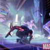 Screenshot of Spider-Man 2099 from Spider-Man: Shattered Dimensions