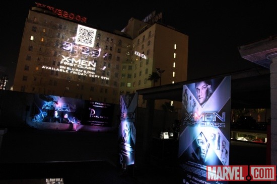 The XMen First Class Bluray launch party at the Hollywood Roosevelt