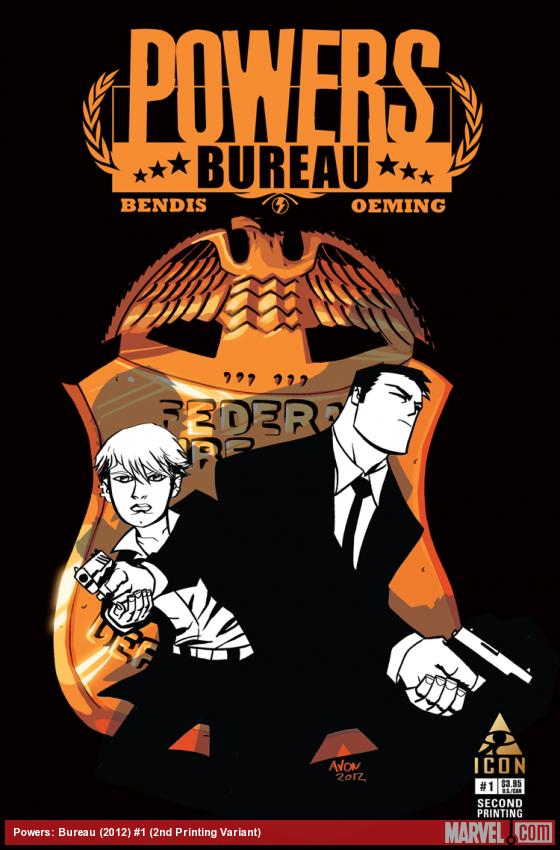 Powers: Bureau  (2012) #1 (2nd Printing Variant)