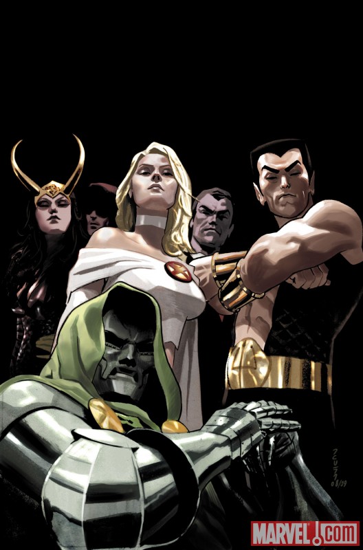 Image Featuring Doctor Doom, Emma Frost, Norman Osborn, Loki