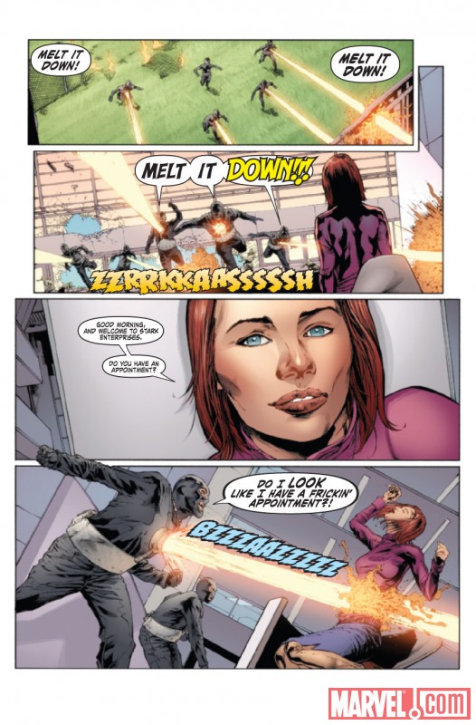 IRON MAN LEGACY #1 preview art by Steve Kurth