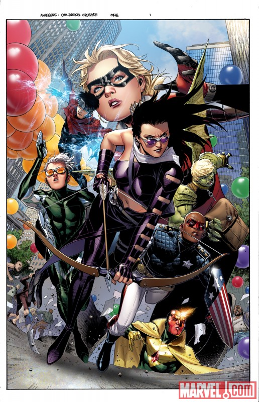 AVENGERS: THE CHILDREN'S CRUSADE #1 preview art by Jim Cheung 1