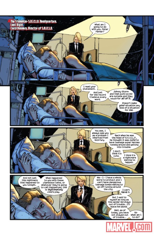 ULTIMATE COMICS SPIDER-MAN #15 preview page by Sara Pichelli