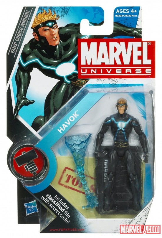 Havok 3 3/4 Inch Marvel Universe Action Figure from Hasbro, Wave 8