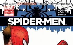 Spider-Men #2 variant cover by Sara Pichelli