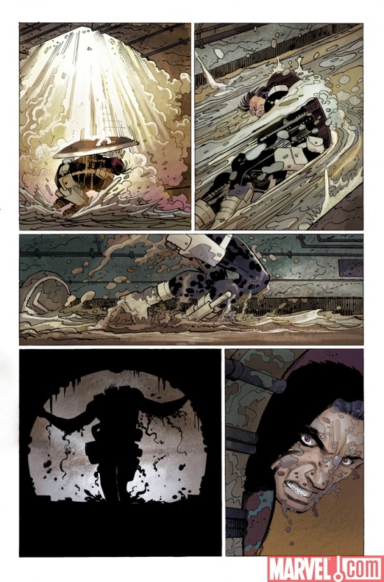 DARK REIGN: THE LIST - PUNISHER preview art by John Romita Jr.