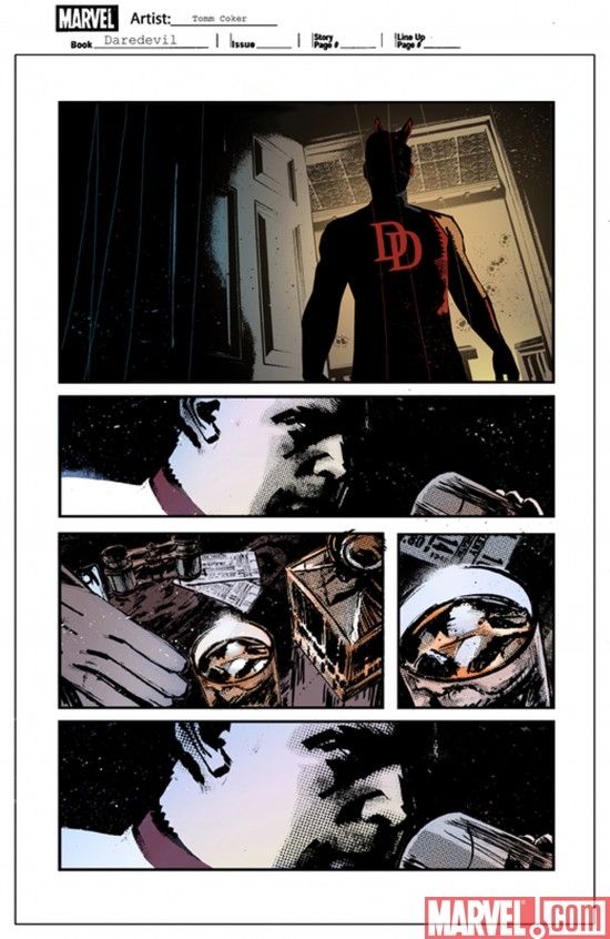 DAREDEVIL NOIR #1 Interior Art