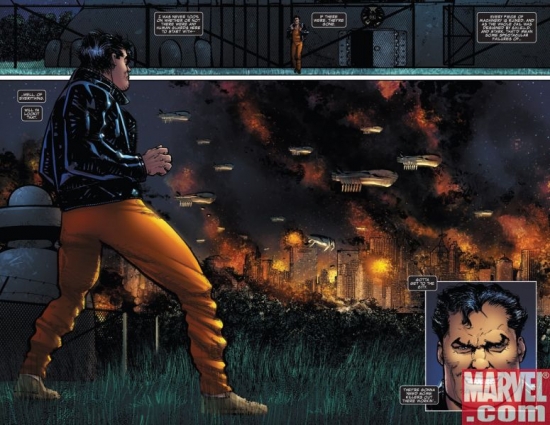 PUNISHER WAR JOURNAL #24, pages 7-8