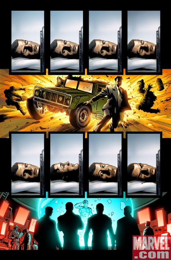 THE ORDER #9 preview art by Barry Kitson