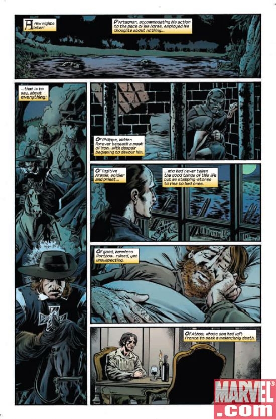 Marvel Illustrated: The Man in the Iron Mask #5, page 1