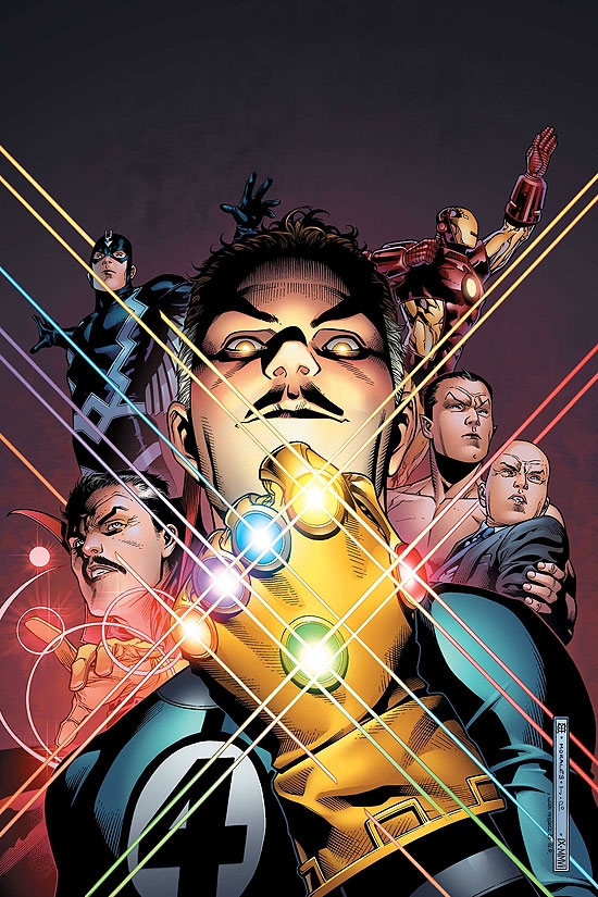 New Avengers: Illuminati #2 cover by Jim Cheung