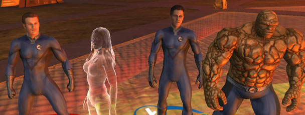 Image Featuring Fantastic Four, Human Torch, Invisible Woman, Mr. Fantastic