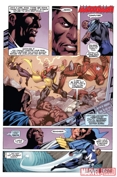 AGE OF HEROES #3 preview art by MC Wyman