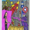 The Avengers #1 fan drawn variant cover