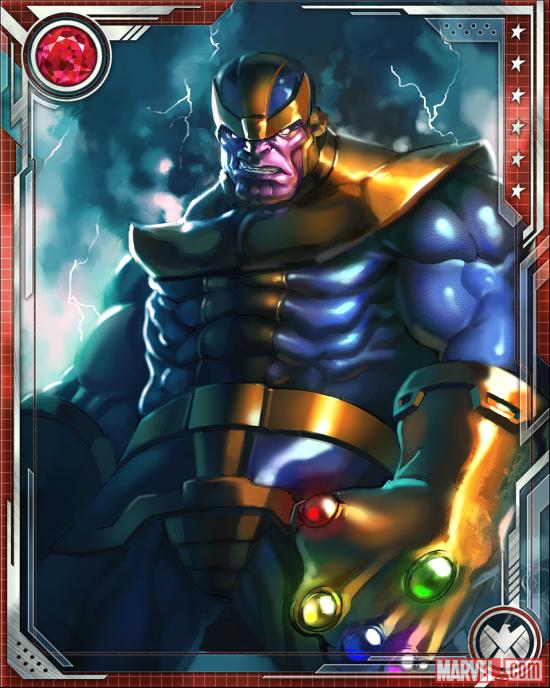 Thanos card art by UDON from Marvel War of Heroes