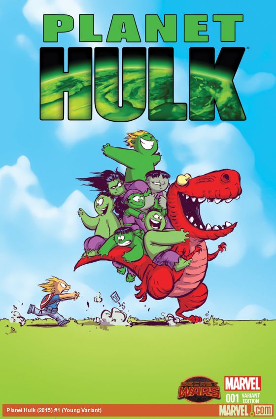 Planet Hulk (2015) #1 (Young Variant)